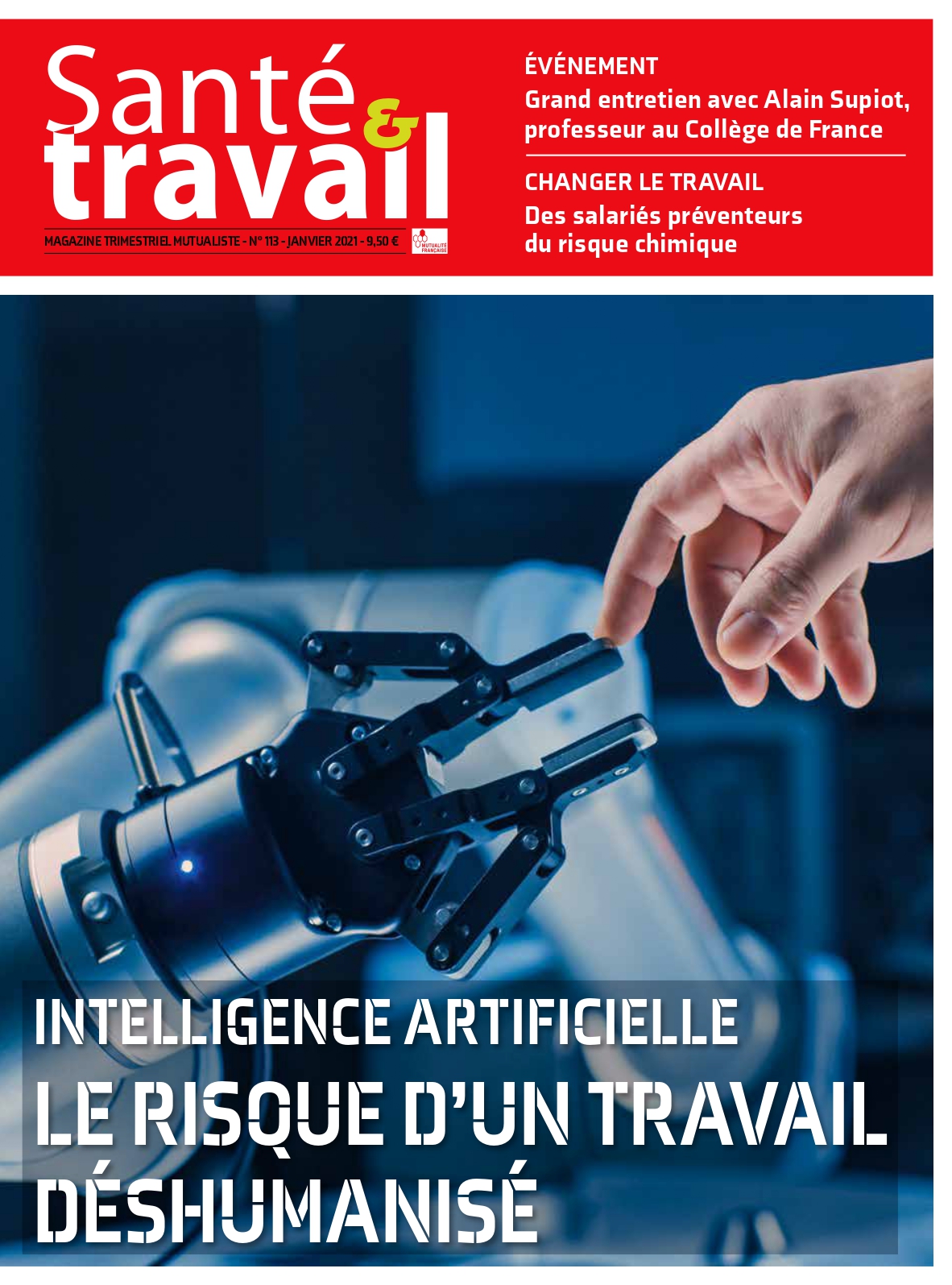 Publication : « Santé & Travail » – n° 113, janvier 2021